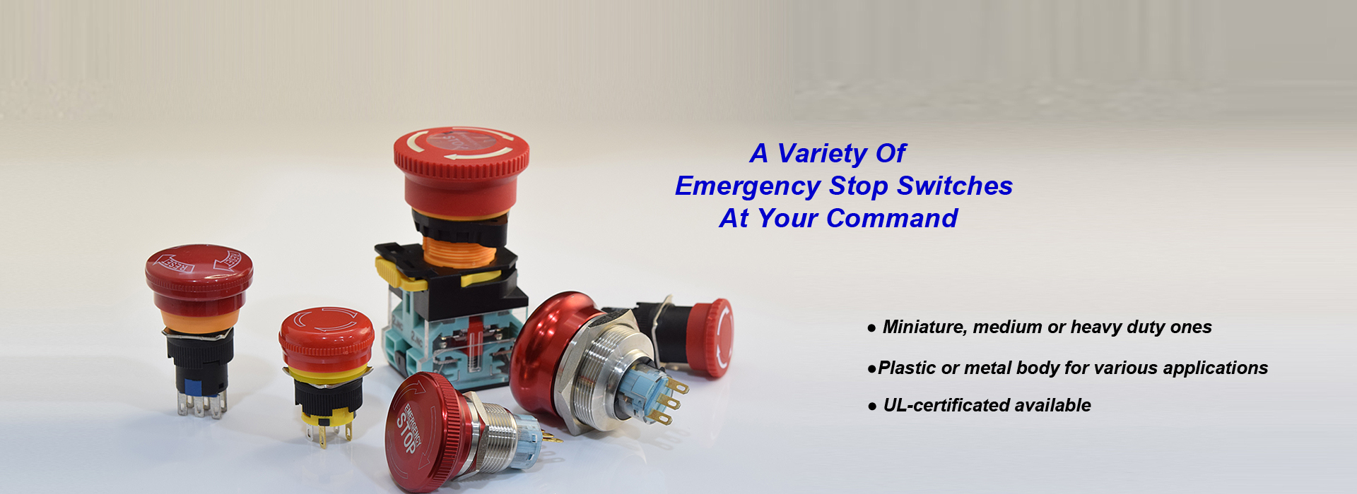 Emergency stop switches