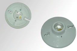 L160-04D1 Keyless Porcelain Ceiling Lampholder