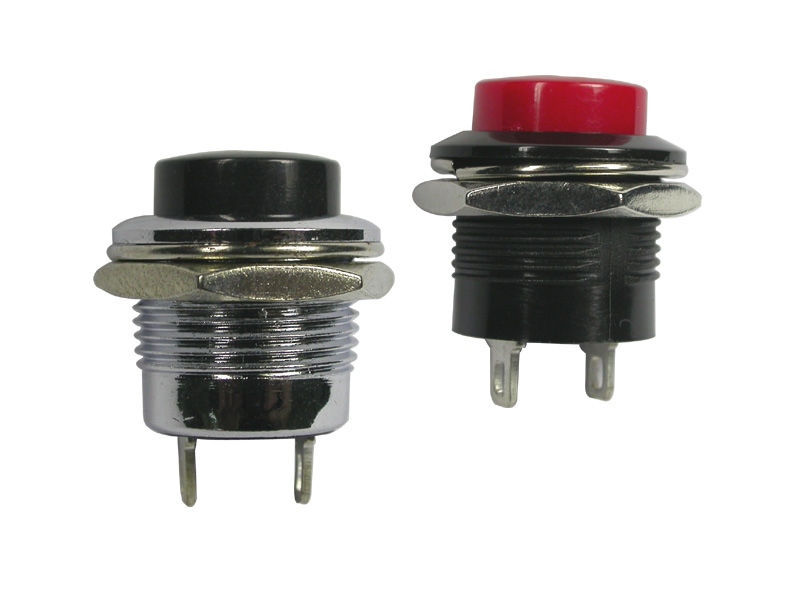 PB-02 Small Round Push Switches, push ON