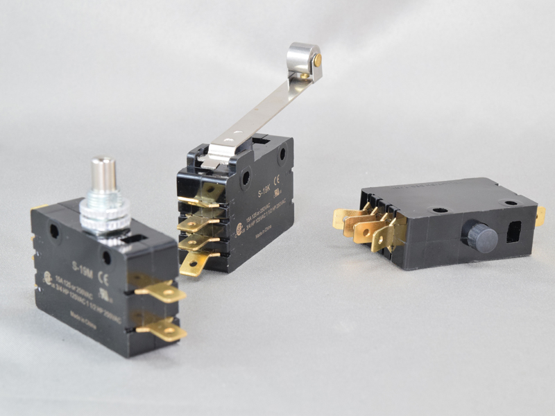 S-19,  General-Purpose Micro Switches, 15A 125/250VAC